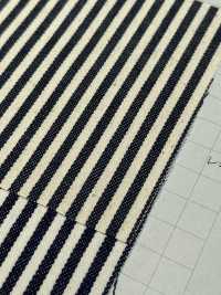 W1027-4 Denim De Algodón Con Rayas Llamativas[Fabrica Textil] Textil Yoshiwa Foto secundaria