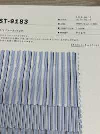 ST-9183 80/2 Raya Azul[Fabrica Textil] Fibra Kuwamura Foto secundaria