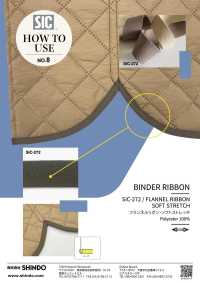 SIC-272 Cinta De Franela/estiramiento Suave[Cordón De Cinta De Cinta] SHINDO(SECRETO) Subfoto