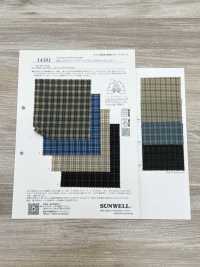 14381 50 Hilos De Algodón De Un Solo Hilo Con Acabado Lavado Air Feather Dobby Mini Check[Fabrica Textil] SUNWELL Subfoto