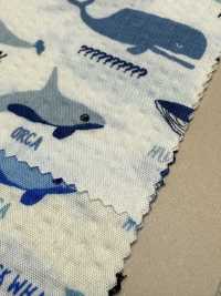 82158 SEVENBERRY® Ripple Cross The Sea Es La Ballena Romántica De Un Hombre[Fabrica Textil] VANCET Subfoto