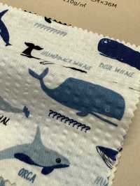 82158 SEVENBERRY® Ripple Cross The Sea Es La Ballena Romántica De Un Hombre[Fabrica Textil] VANCET Subfoto