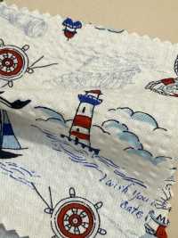 82160 SEVENBERRY® Ripple Cross The Sea Es Un Romance Masculino Con Motivo Marino[Fabrica Textil] VANCET Subfoto