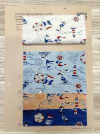 82160 SEVENBERRY® Ripple Cross The Sea Es Un Romance Masculino Con Motivo Marino[Fabrica Textil] VANCET Subfoto