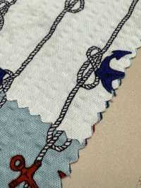 82161 SEVENBERRY® Ripple Cross The Sea Es El Romance De Un Hombre, Ancla Y Cuerda[Fabrica Textil] VANCET Subfoto