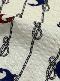 82161 SEVENBERRY® Ripple Cross The Sea Es El Romance De Un Hombre, Ancla Y Cuerda[Fabrica Textil] VANCET Subfoto