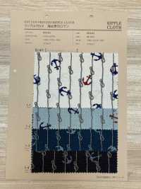 82161 SEVENBERRY® Ripple Cross The Sea Es El Romance De Un Hombre, Ancla Y Cuerda[Fabrica Textil] VANCET Subfoto