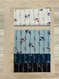 82161 SEVENBERRY® Ripple Cross The Sea Es El Romance De Un Hombre, Ancla Y Cuerda[Fabrica Textil] VANCET Subfoto