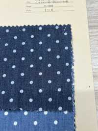 INDIA-466 Diseño De Descarga índigo[Fabrica Textil] ARINOBE CO., LTD. Foto secundaria