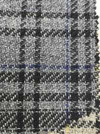 LA2832 Cuadros De Tweed 3ToneMix[Fabrica Textil] SASAKISELLM Foto secundaria