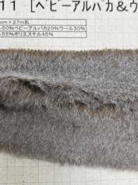 NT-2011 Piel Artesanal [mezcla De Alpaca Baby][Fabrica Textil] Industria De La Media Nakano Foto secundaria