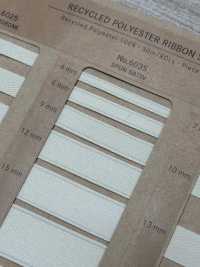 6035 Cinta De Satén De Doble Cara Hilada De Poliéster Reciclado[Cordón De Cinta De Cinta] ROSE BRAND(Marushin) Subfoto