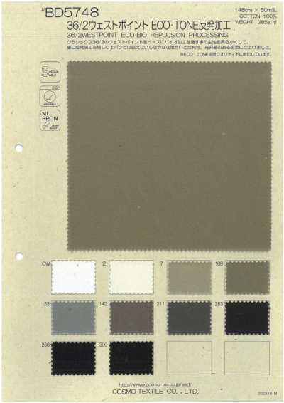 BD5748 36/2 West Point ECO-TONE acabado resistente