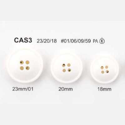 CAS3 Botón de resina de nailon de 4 agujeros