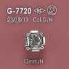 G7720 Botón Semicircular De Vidrio/fundido