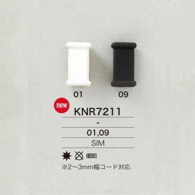KNR7211 Herraje para cordón de silicona para cordón de 2–3 mm de ancho