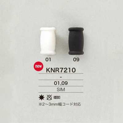 KNR7210 Herraje para cordón de silicona para cordón de 2–3 mm de ancho