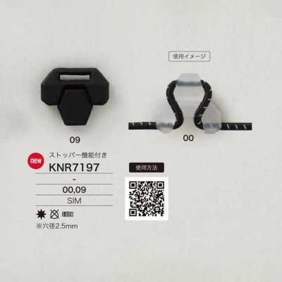 KNR7197 Herrajes para cordón de silicona