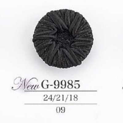 G9985 Botón de resina de nailon/cordón con vástago de túnel
