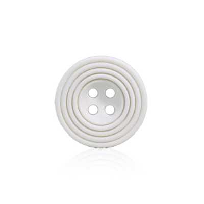 LH1172 Botón de resina de caseína de 4 agujeros para coser