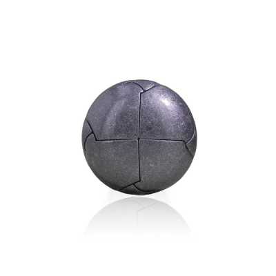 OBU4892 Botón de vástago con anilla semicircular de metal alto
