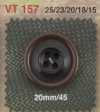 VT157 Botón de resina de poliéster de cuatro agujeros