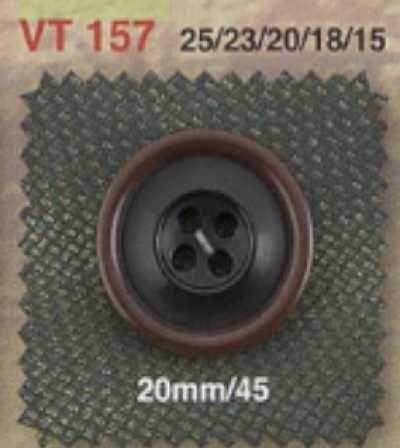 VT157 Botón de resina de poliéster de cuatro agujeros
