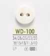 WD100 Botón frontal de resina de poliéster de 2 agujeros