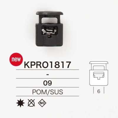 KPRO1817 Cierre de cordón de resina de poliacetal/acero inoxidable