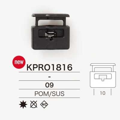 KPRO1816 Cierre de cordón de resina de poliacetal/acero inoxidable