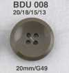BDU008 Botón de resina de poliéster de 4 agujeros