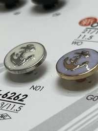 AY6262 Botón De Vástago De Medio Anillo De Resina Epoxi/resina ABS IRIS Subfoto