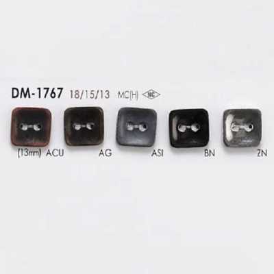 DM1767 Botón de metal de alta calidad de dos agujeros con agujeros frontales