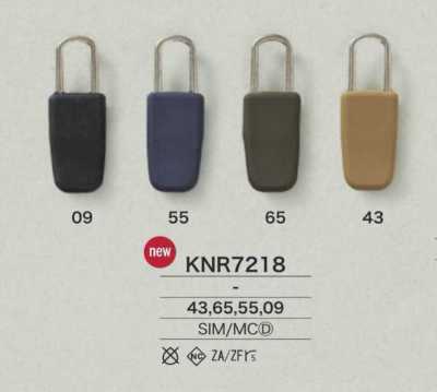 KNR7218 Punta de cremallera Mirable (silicona)/fundido a presión