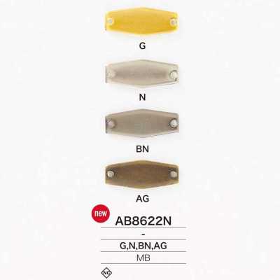 AB8622N Placa metálica de latón para coser