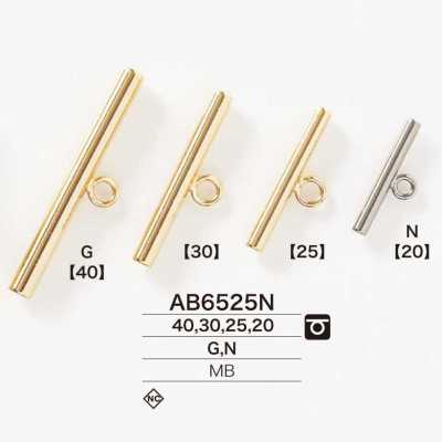 AB6525N Botón duffle de latón