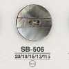 SB506 Botón de dos agujeros de concha de nácar negra