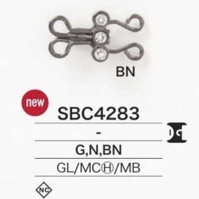 SBC4283 Otros botones, hechos de vidrio/metal alto/latón
