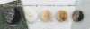PW2086 Botón de resina de poliéster de 2 agujeros con orificios frontales