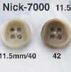 NICK7000 Botón de resina de urea de 4 orificios
