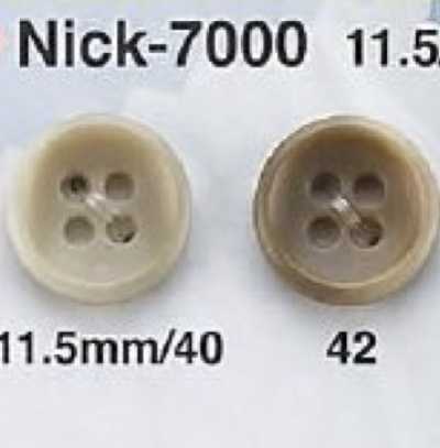 NICK7000 Botón de resina de urea de 4 orificios