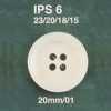 IPS6 Botón de resina de poliéster de 4 agujeros