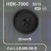HBK7000 Bocina De Cuerno De Búfalo Real, Botón De 4 Agujeros