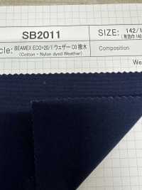 SB2011 BEAMEX ECO+20/1 Weather Cloth C0 Repelente Al Agua[Fabrica Textil] SHIBAYA Foto secundaria