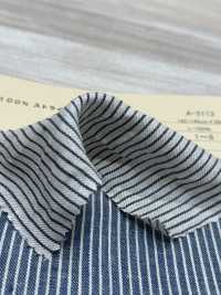 A-5113 100% Lino Rayas[Fabrica Textil] ARINOBE CO., LTD. Foto secundaria
