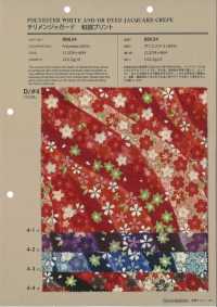 88634 Estampado De Estilo Japonés Chirimen Jacquard[Fabrica Textil] VANCET Foto secundaria