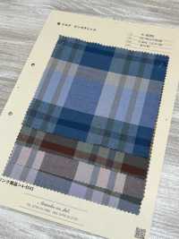 A-8069 Algodón Seda Cuadros[Fabrica Textil] ARINOBE CO., LTD. Foto secundaria