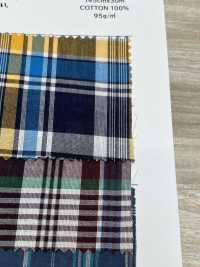 HK1100 Cuadros Madrás De Ancho Ancho[Fabrica Textil] KOYAMA Foto secundaria