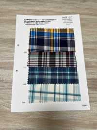 HK1100 Cuadros Madrás De Ancho Ancho[Fabrica Textil] KOYAMA Foto secundaria