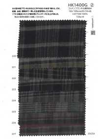 HK1400G Pigmento De Franela De Algodón Teñido[Fabrica Textil] KOYAMA Subfoto